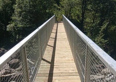 Sharplin Falls foot bridges